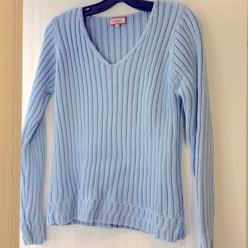 Beautiful V-Neck Knit from Jackpot in a Sky Blue